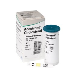 ACCUTREND CHOLESTEROL, 25 Tiras reactivas para test de Colesterol en sangre