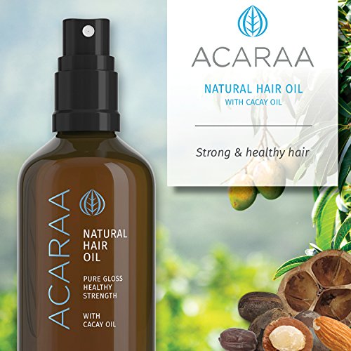 Aceite Capilar de ACARAA, 1x100ml, Cabello Sano y Fuerte, Cosméticos Naturales