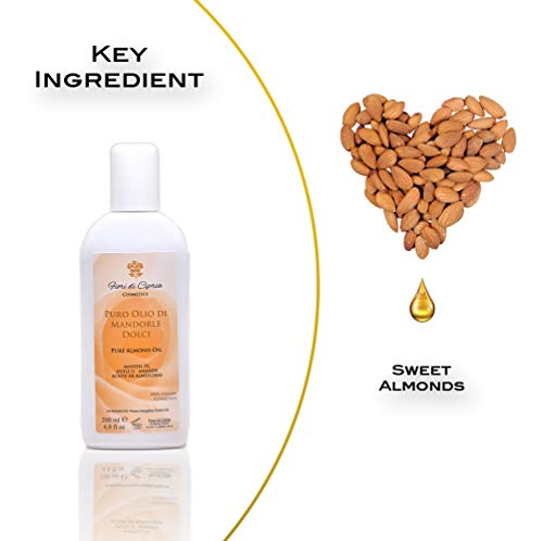 Aceite De Almendras Dulces - Es Eudérmico Con Acción Emoliente, Suavizante Y Calmante. - Producto Profesional (Centros De Belleza Y Farmacias) - 200 ml