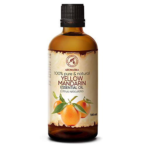 Aceite de Mandarina 100ml - Citrus Reticulata - Italia - 100% Puro & Natural - Mejor para Aromaterapia - Baño de Aroma - Difusor - Fragancia para el Hogar