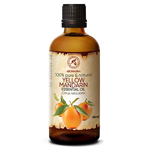 Aceite de Mandarina 100ml - Citrus Reticulata - Italia - 100% Puro & Natural - Mejor para Aromaterapia - Baño de Aroma - Difusor - Fragancia para el Hogar