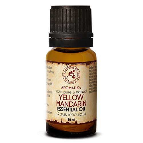 Aceite de Mandarina 10ml - Citrus Reticulata - Italia - 100% Puro y Natural - Mejor para Aromaterapia - Baño de Aroma - Difusor - Fragancia para el Hogar.