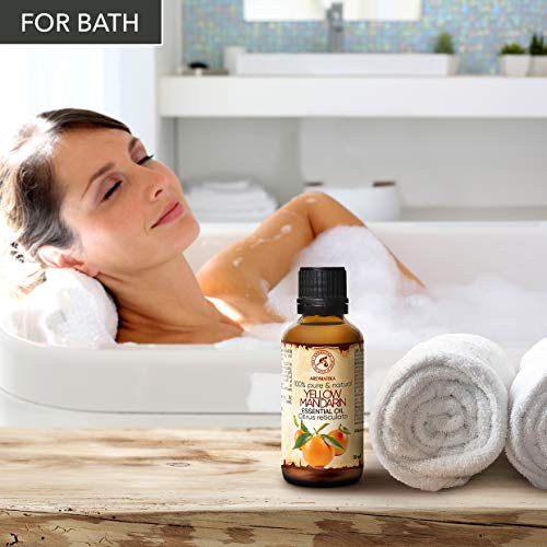 Aceite de Mandarina 50ml - Citrus Reticulata - Italia - 100% Puro y Natural - Mejor para Aromaterapia - Baño de Aroma - Difusor - Fragancia para el Hogar