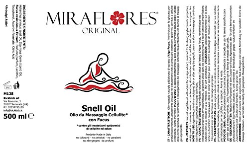 Aceite de masaje profesional para la celulitis 500 ml