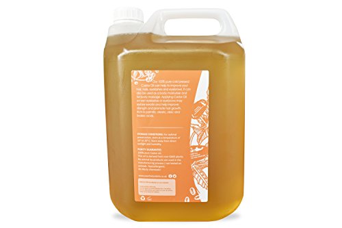 Aceite de ricino 100% puro, prensado en frío