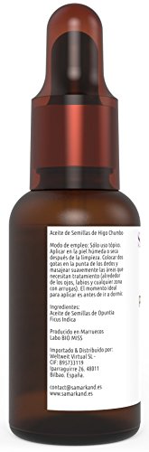 Aceite de Semillas de Higo Chumbo Orgánico 30 ml - El Tratamiento Anti-envejecimiento Original de Marruecos