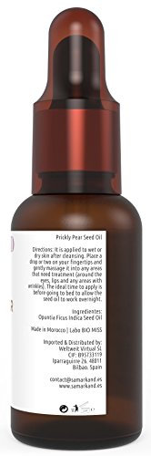 Aceite de Semillas de Higo Chumbo Orgánico 30 ml - El Tratamiento Anti-envejecimiento Original de Marruecos