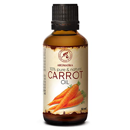 Aceite de Zanahoria 50ml - 100% Puro y Natural - Mejor Aceite de Cuidado para La Piel - Cabello - Cuerpo - Cuidado Personal - Aceite de Caroteno