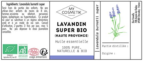 Aceite esencial de Lavandin super de Haute Provence orgánico - MyCosmetik - 10 ml