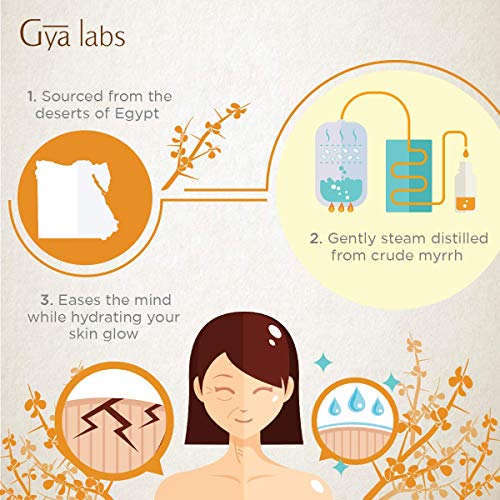 Aceite esencial de mirra - Un rejuvenecimiento divino de la mente y el cuerpo (10 ml) - Aceite de mirra de grado terapéutico 100% puro