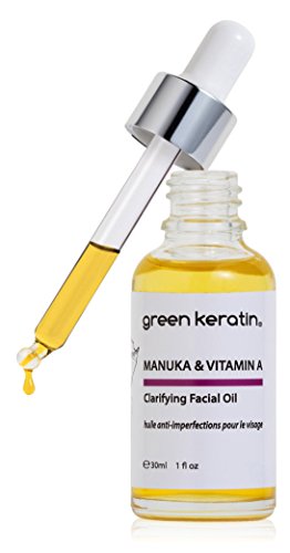Aceite para manchas faciales Green Keratin con manuka y vitamina A