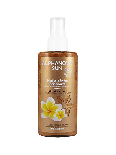 Aceite Seco Radiante con purpurina 125 ml