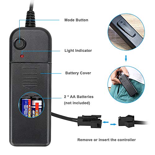 Achort - Máscara de payaso para Halloween con luz aterradora para nariz, color rojo, gran boca luminosa, 3 modos de luz fresca, máscara de payaso