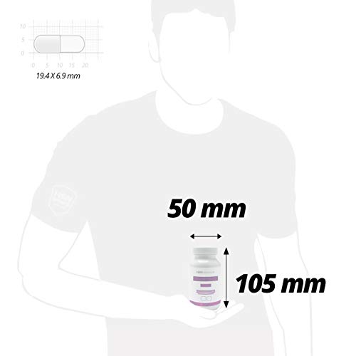 Ácido Fólico (Vitamina B9) de HSN | 800 mcg | Suministro para 4 Meses | Vitaminas y minerales Prenatales | Esencial en los Embarazos | Vegano, Sin Gluten, Sin Lactosa, 120 Cápsulas Vegetales