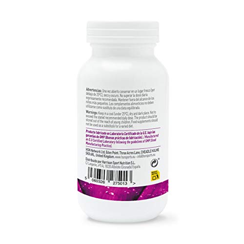 Ácido Fólico (Vitamina B9) de HSN | 800 mcg | Suministro para 4 Meses | Vitaminas y minerales Prenatales | Esencial en los Embarazos | Vegano, Sin Gluten, Sin Lactosa, 120 Cápsulas Vegetales