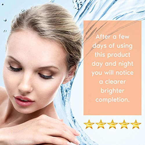 Ácido hialurónico belleza serum para la piel con vitamina C de Radiant Life, lo mejor para la cara, el rejuvenecimiento, más tersura y brillo en la piel, el mejor serum anti-envejecimiento