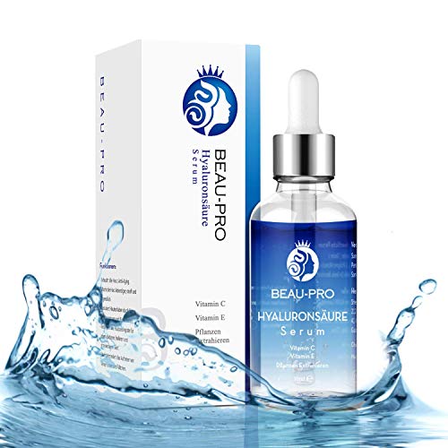 Ácido Hialurónico Vitamina C Facial | Betope Suero Hidratante Molécula Pequeña | Cuidado diurno y nocturno Suero hidratante Aligerar arrugas pecas Adecuado para pieles sensibles 30ml …