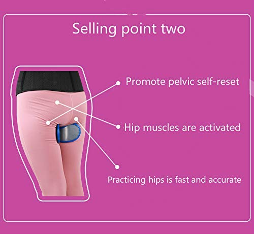 ACJIA HipDispositivo de Control de la vejiga de Super Kegel Exerciser para la corrección de la Pelvis del músculo pélvico del Piso Culturista Hermoso de Las Nalgas