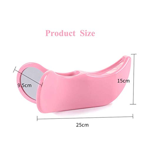 ACJIA HipDispositivo De Ejercicio De Kegel Entrenador De Belleza Ajustado Entrenamiento De Cadera Rehabilitación Después del Nacimiento De La Pelvis. Artefacto Privado De La Cadera para Mujer, Rosa