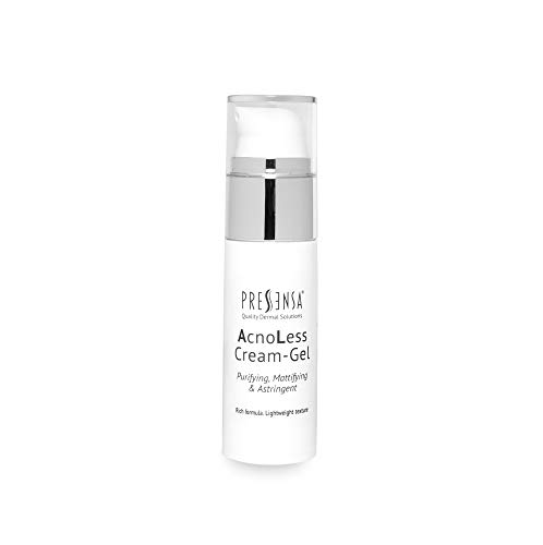 AcnoLess Cream-Gel Purificante, astringente, matificante, diseñada para luchar contra el acné, las manchas, imperfecciones cutáneas y la textura de piel irregular 30 ml