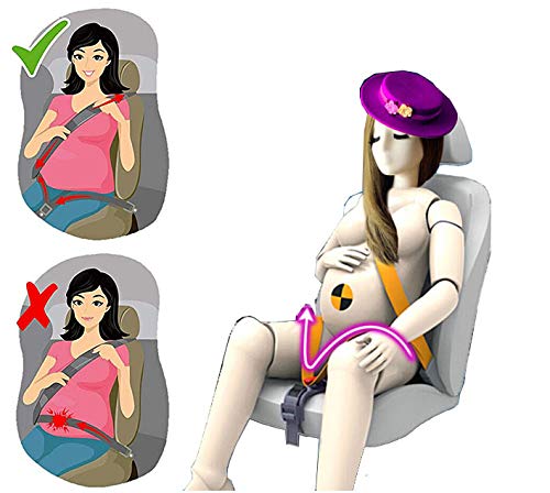 Acobonline inturón de Seguridad, de maternidad cinturón ajustable para Embarazadas, Comodidad y Seguridad para Futuras Mamás, Protege a Tu bebé por nacer, Un Imprescindible para las Embarazadas