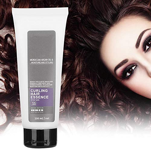 Acondicionador Para El Cabello Para El Cabello Rizado, 100ml Crema Para El Cabello Que Mejora El Rizo Con Aceite de Argán Gel Antienvejecimiento Elastina Para El Cabello Volumizing Gel(100ml)