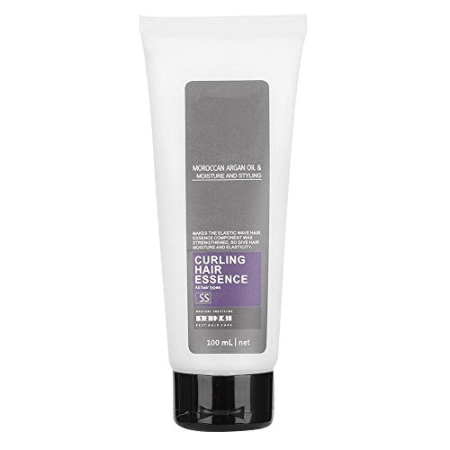 Acondicionador Para El Cabello Para El Cabello Rizado, 100ml Crema Para El Cabello Que Mejora El Rizo Con Aceite de Argán Gel Antienvejecimiento Elastina Para El Cabello Volumizing Gel(100ml)