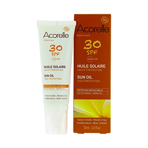 Acorelle – Aceite Solar SPF 30 Bio – Patines para los Mandos en Francia – precio por unidad