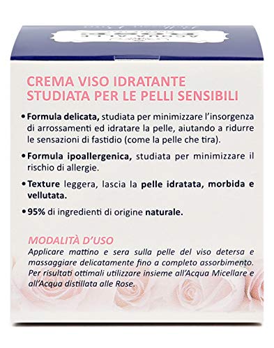 Acqua Alle Rose Roberts Crema facial hidratante Lenitiva, 50 ml