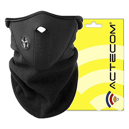 actecom Protector para cara 4090 Mascara Neopreno Cuello de Cara Protección para Moto Bici Ciclismo Esqui Parapente