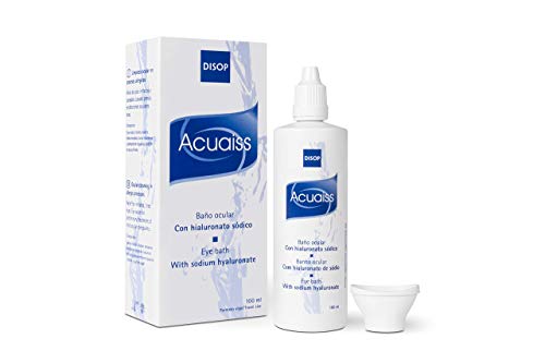 Acuaiss Baño Ocular con Acido Hialurónico para la Limpieza, Hidratación y Alivio de los Ojos (100 ml)