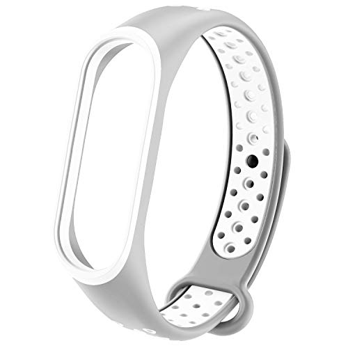 Adepoy Correa para Xiaomi Mi Band 3 / Mi Band 4, Coloridos Impermeable Reemplazo Correas Reloj Silicona Correa para Xiaomi Mi Band 3/4 Pulsera Silicona Band