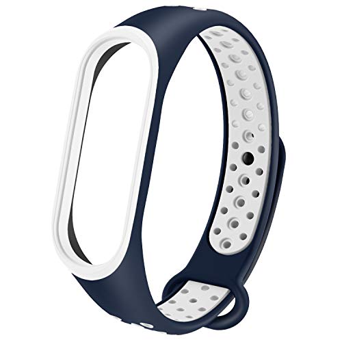 Adepoy Correa para Xiaomi Mi Band 3 / Mi Band 4, Coloridos Impermeable Reemplazo Correas Reloj Silicona Correa para Xiaomi Mi Band 3/4 Pulsera Silicona Band