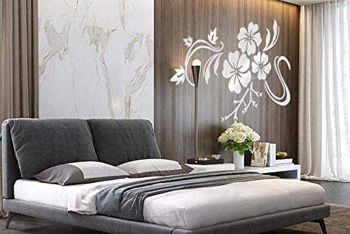 Adhesivos 3D para pared con bosque, conejo negro y pájaros. Fáciles de instalar y aplicar. Adhesivo para decoración del hogar