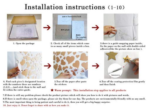 Adhesivos 3D para pared con bosque, conejo negro y pájaros. Fáciles de instalar y aplicar. Adhesivo para decoración del hogar