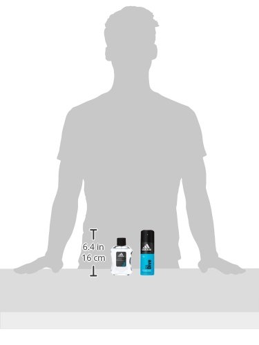 adidas Ice Dive - Agua de colonia, 2 piezas, 200 gr