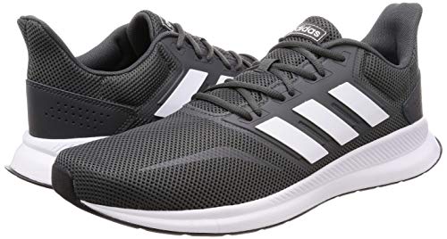 adidas Runfalcon, Zapatillas de Running para Hombre, Gris (Grey Six/ Footwear White/ Core Black), 41 1/3 EU