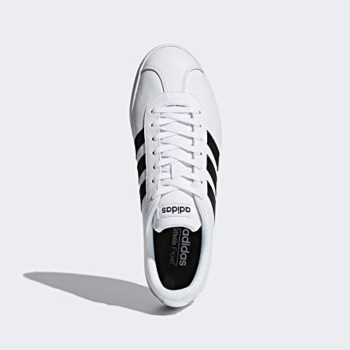 Adidas VL Court 2.0, Zapatillas para Hombre, Blanco (Footwear White/Core Black/Core Black 0), 42 2/3 EU