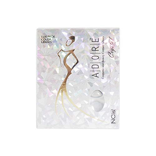 ADORE lentes de contacto de colores MARRÓN - CRYSTAL HAZEL - Efecto brillante - 90 Días - Sin Graduación + estuche incluido