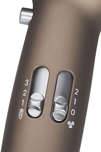 AEG HTD 5584 - Secador de pelo profesional iónico con difusor, 3 niveles de temperatura, 2 velocidades, 2200 W, color marrón