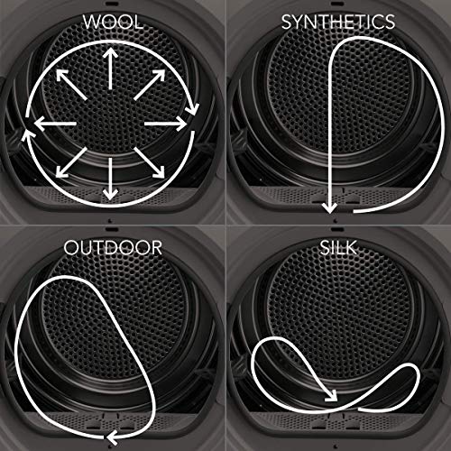 AEG T8DEE862 Secadora con Bomba de Calor de Libre Instalación, 8 Kg, Serie 8000, Motor Inverter, 8 Ciclos de Secado, Programa Rápido, Panel de control LCD, Puerta XL Plateada, Blanca, A+++