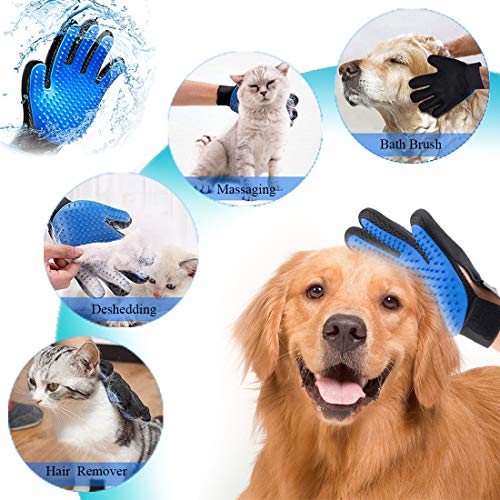 Aenamer® Quitapelos y Rodillos para Mascotas, Guante de Mascotas Quita Pelos y Portátil Cepillo de Limpieza para Perro Gato, 3 Paquetes Quitapelos Mascotas