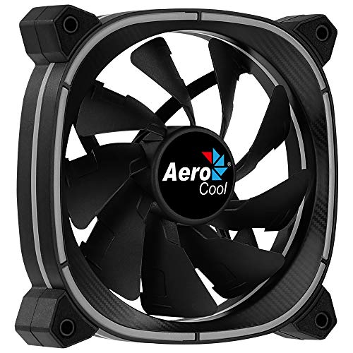 Aerocool ASTRO, ventilador PC 12 cm, 18 LED RGB, 6 pines