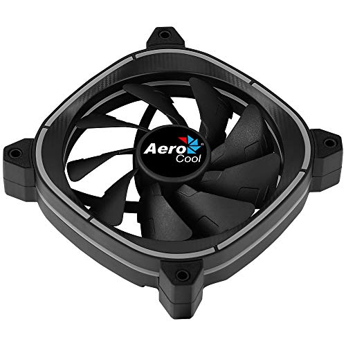 Aerocool ASTRO, ventilador PC 12 cm, 18 LED RGB, 6 pines