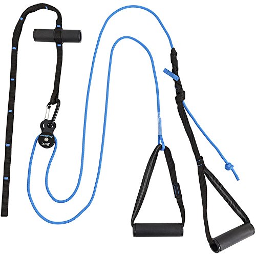 aeroSling XPE, Entrenador de suspensión Ultra-ligero y compacto, Para interiores y exteriores, Incluye DVD-online, Horario de entrenamiento, Póster de ejercicio y Bolsa de malla
