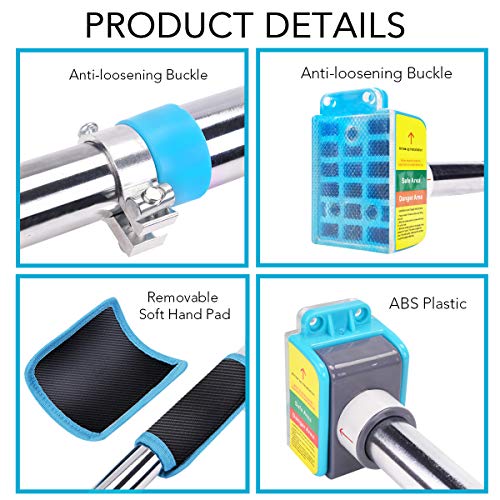 AETKFO Barra de Dominadas para Puerta sin Tornillos, Barra de Entrenamiento para Puerta y Barbilla Barra de Musculación Pull Up Bar Ajustable Barras Horizontales,para Puerta 75cm-108cm,hasta 200 kg