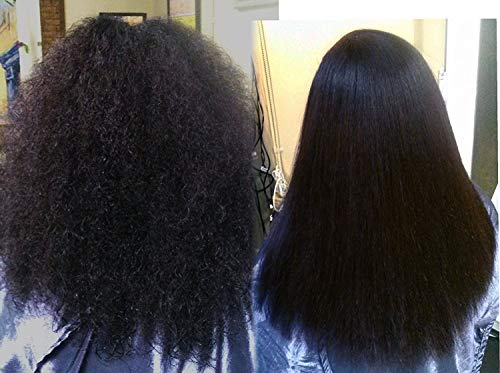 Afro brasileño sistema de alisado del cabello queratina tratamiento multi tamaño (2 X 100ML Champu y Queratina)