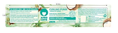 Afro Love crema de peinado para rizos con Aceite de Coco, Karité & Sábila 235g