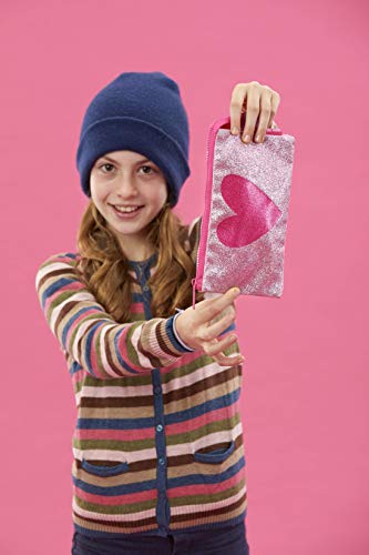 Agatha Ruiz de la Prada Portatodo Plano Lurex, Rosa, 22 cm