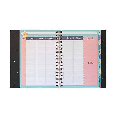 Agenda clásica grande 2020-2021 Semana vista - wiro oculto - Lo vas a conseguir